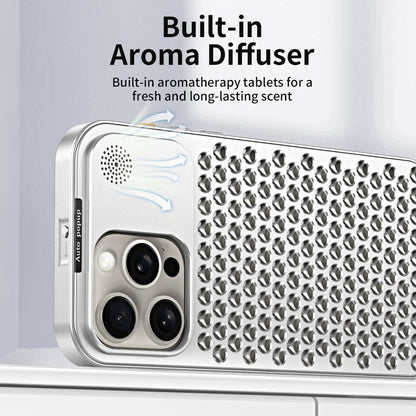 R-Just Aluminum Metal Heat Dissipation Aromatherapy Protective Case Cover