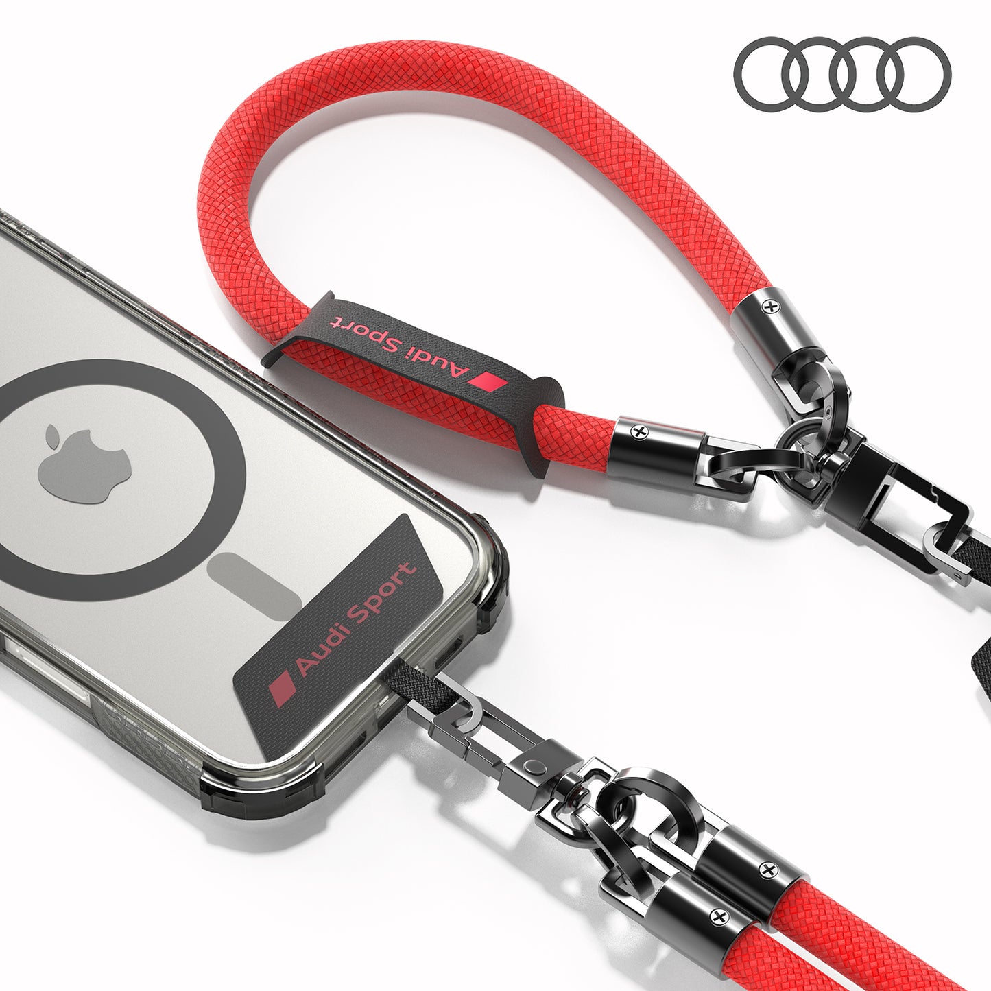 AUDI Sport Nylon Handstrap Phone Lanyard 10mm - RSQ D1