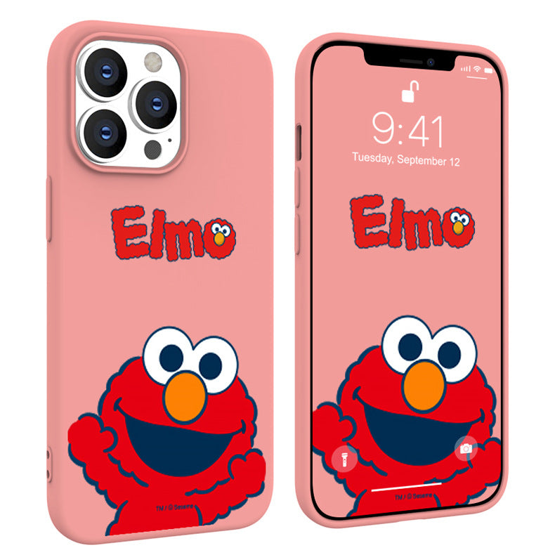 Sesame Street Liquid Silicone Soft Color Jelly Case Cover