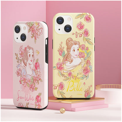 Disney Princess Watercolour Dual Layer TPU+PC Shockproof Guard Up Combo Case Cover