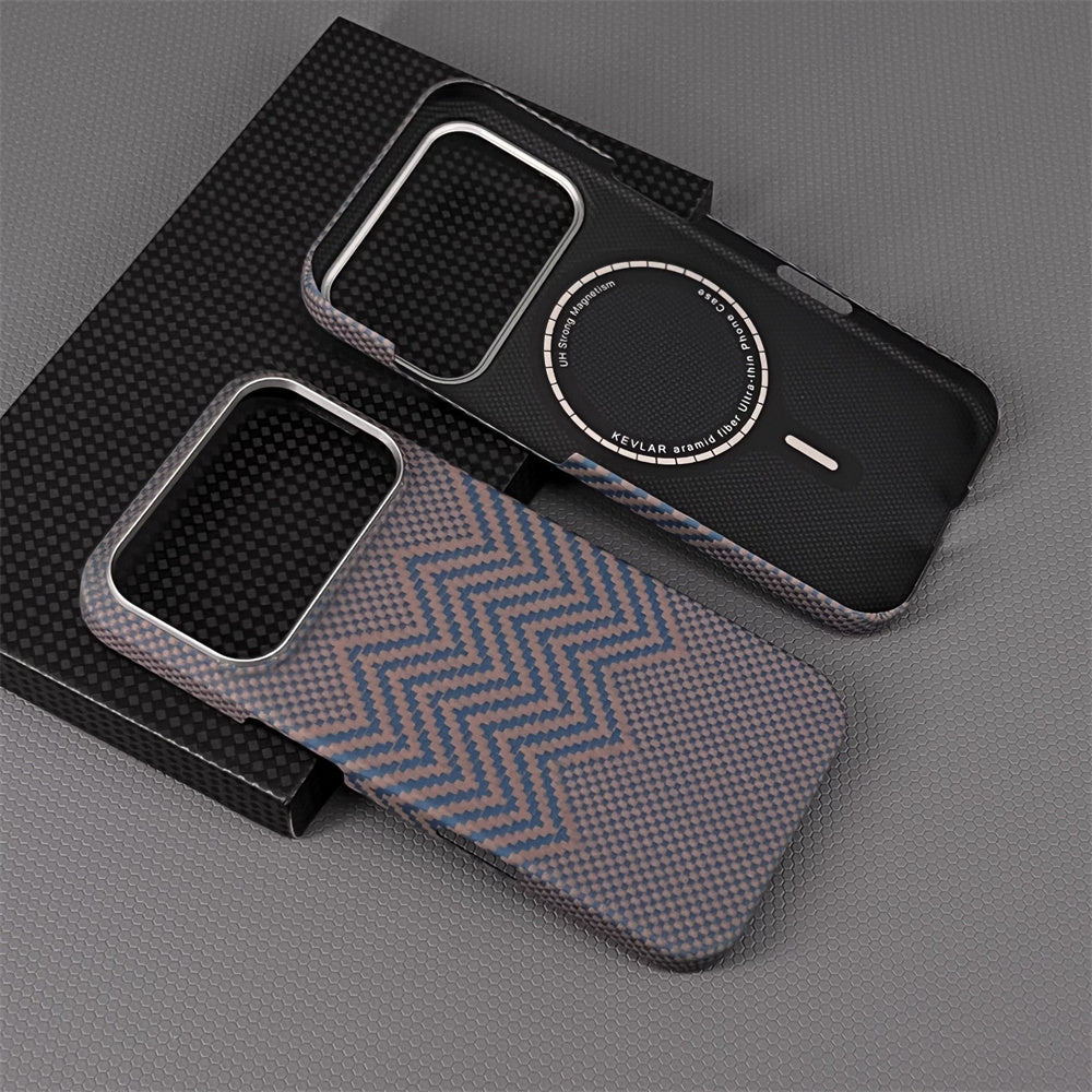 Oatsbasf MagSafe Luxury Pure Aramid Fiber Case for Apple iPhone 17 series