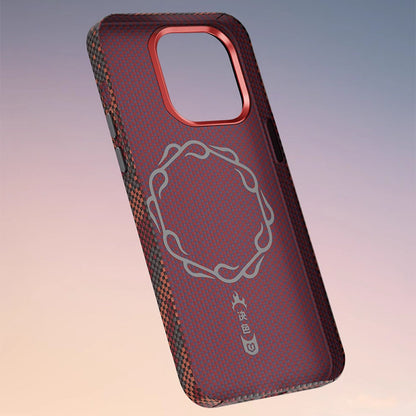 X-Doria Defense Flame Zero Gravity MagSafe Artistic Woven Aramid Fiber Case Cover