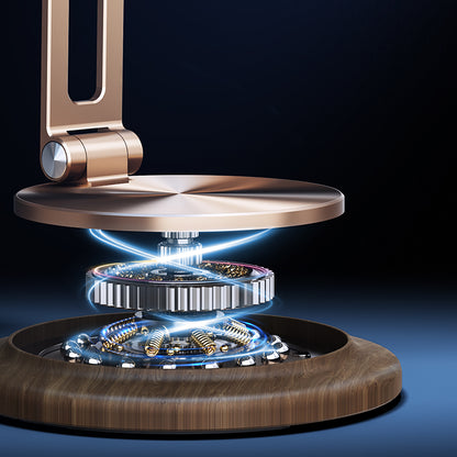 Armor King Foldable 360° Rotation Metal Phone Holder Adjustable Desktop Tablet Stand