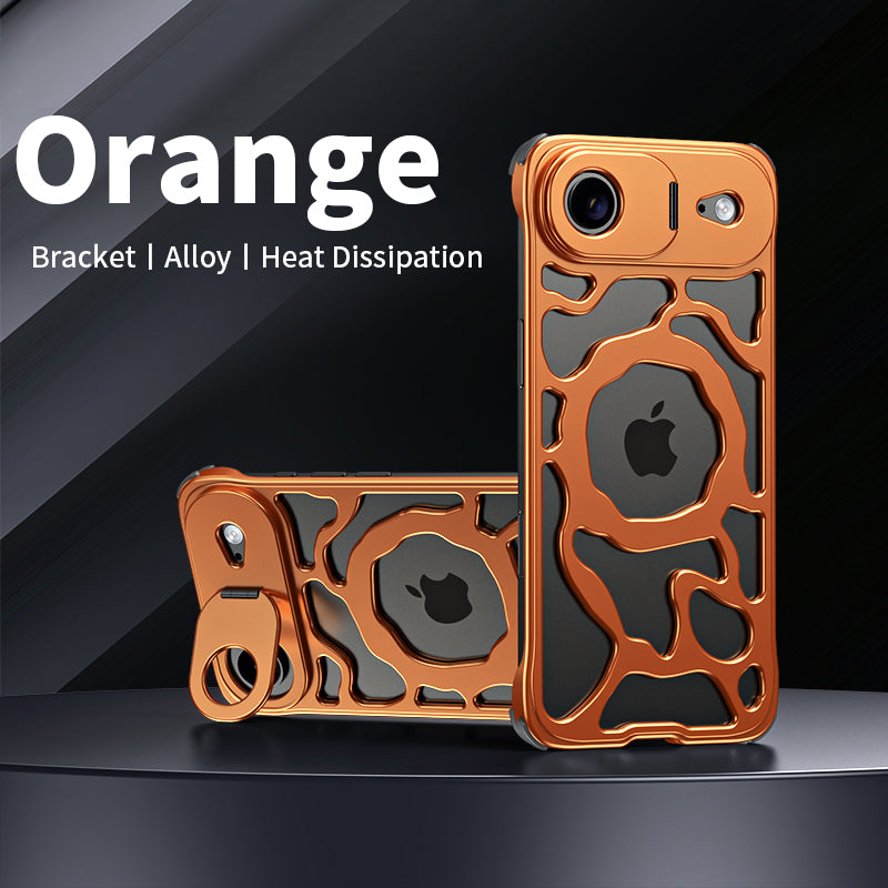 Armor King Auspicious Clouds MagSafe Metal Alloy Air Cushion Kickstand Case Cover