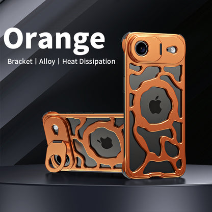 Armor King Auspicious Clouds MagSafe Metal Alloy Air Cushion Kickstand Case Cover