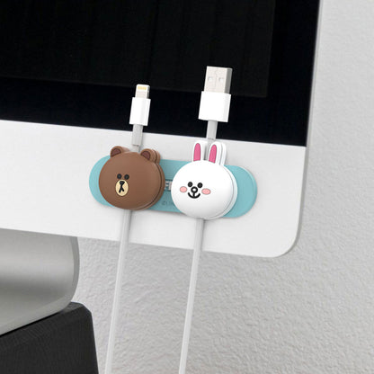 Line Friends Face Magnetic Cable Holder