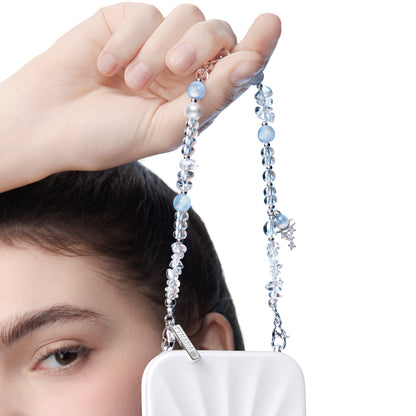 PYNANA Jewelry Aesthetics & Handcraft Hand Chain Phone Charm Beads Strap Pearl Lanyard
