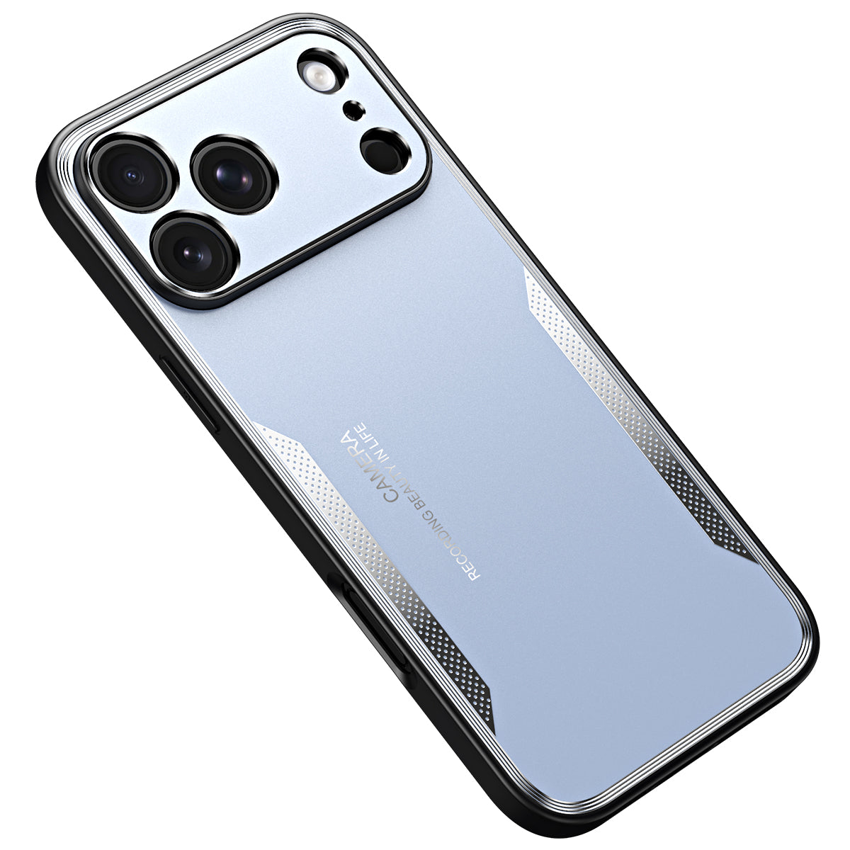 Armor King Fengshang TPU Frame Alloy Lens Protector Metal Backplate Case Cover