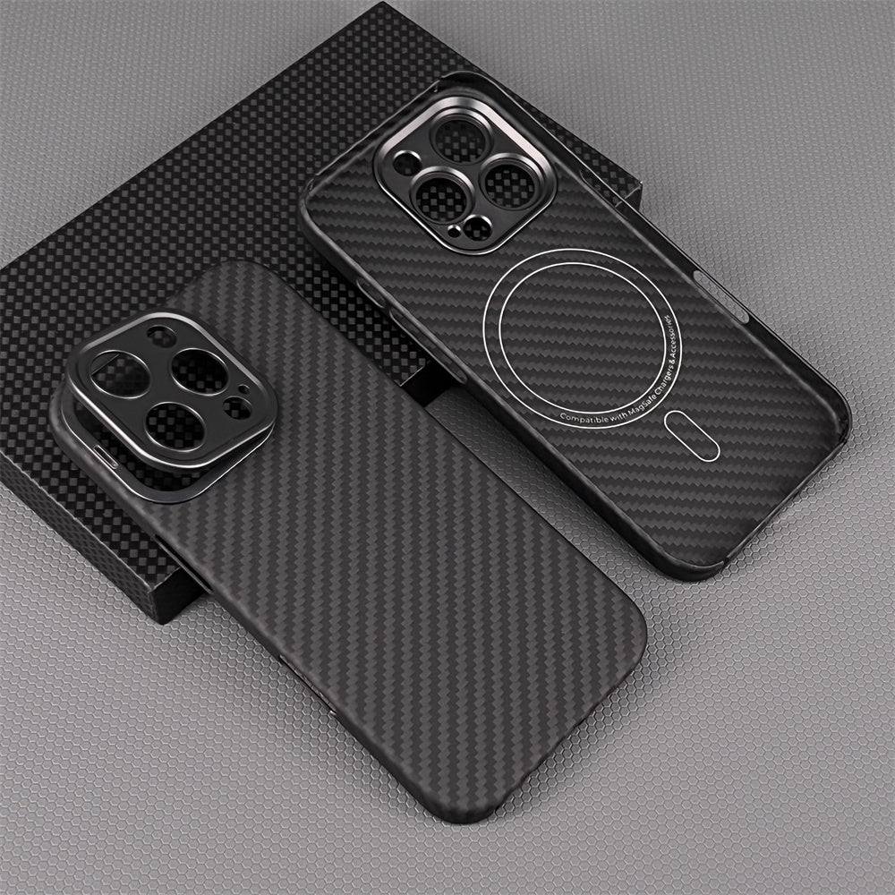 Oatsbasf Luxury Pure Aramid Fiber Case for Apple iPhone 16 Series