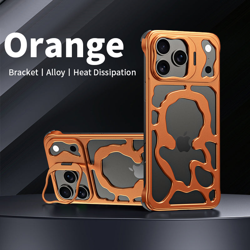 Armor King Auspicious Clouds MagSafe Metal Alloy Air Cushion Kickstand Case Cover