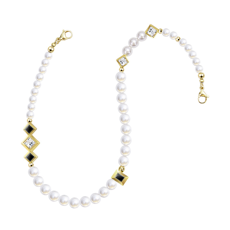 PYNANA Jewelry Aesthetics & Handcraft Multifunctional Chain Phone Charm Beads Strap Pearl Lanyard