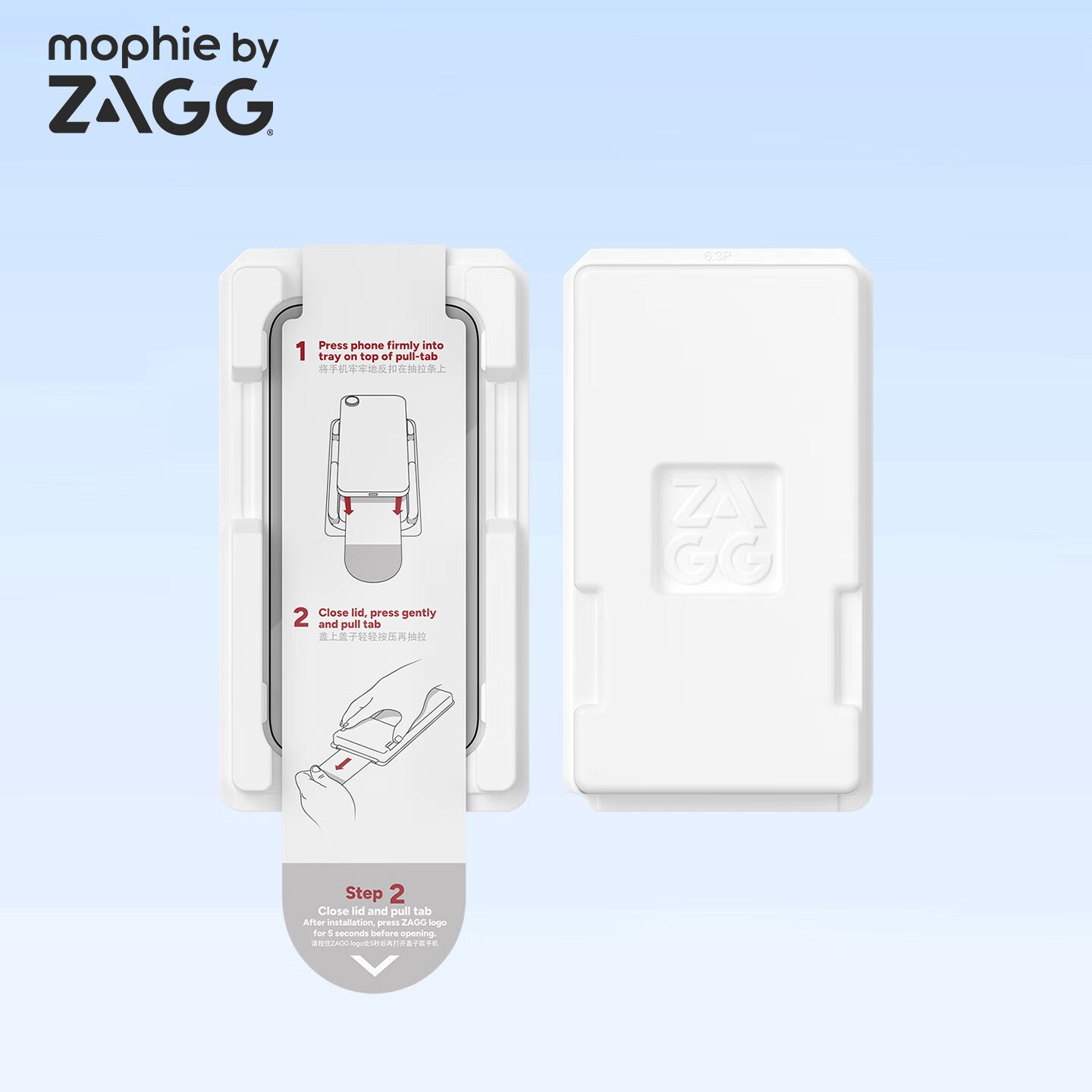 ZAGG Seamless Edge-to-Edge Anti-Static Tempered Glass Screen Protector