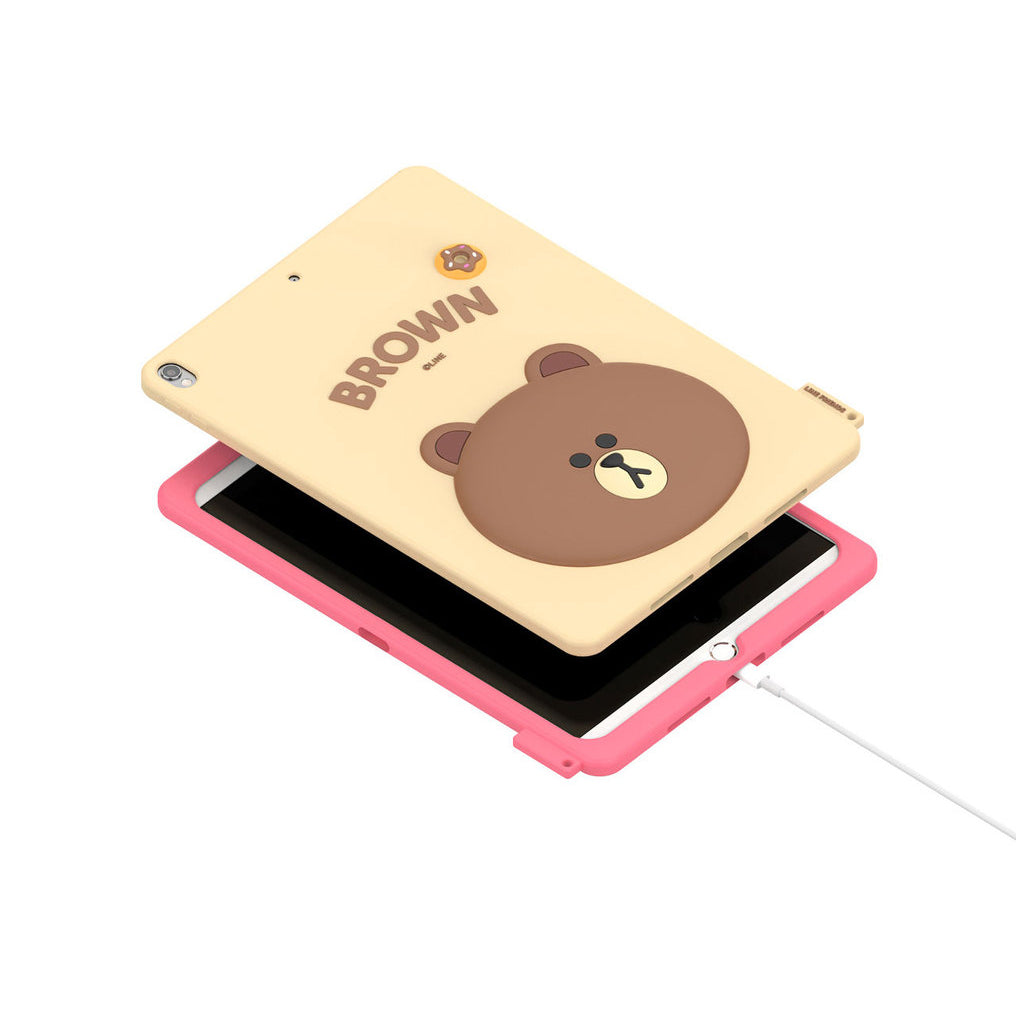 Line Friends Shockproof 3D Tablet Silicone Case Cover