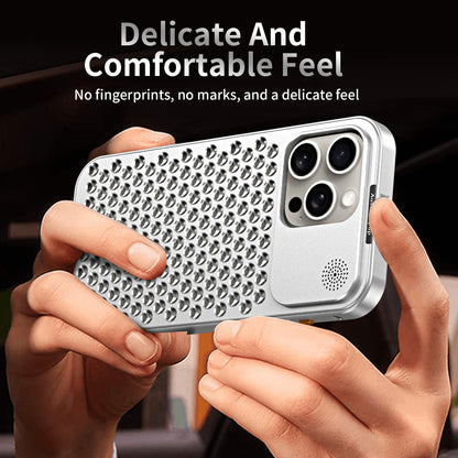 R-Just Aluminum Metal Heat Dissipation Aromatherapy Protective Case Cover