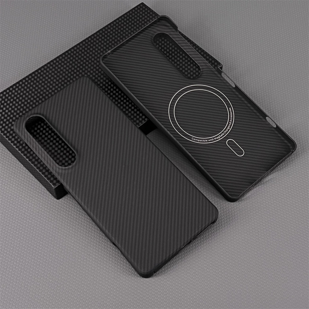 Oatsbasf Luxury Pure Carbon Fiber Case for SONY Smartphones