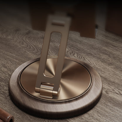 Armor King Foldable 360° Rotation Metal Phone Holder Adjustable Desktop Tablet Stand