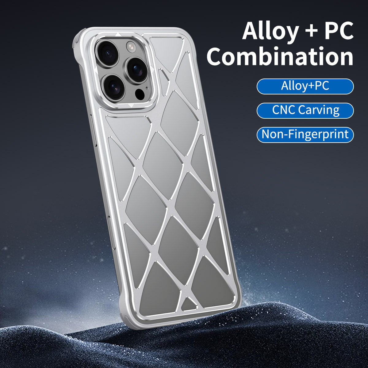 Armor King Stargazer Fasion Heat Dissipation Metal + PC Case Cover