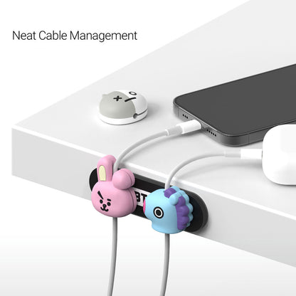 BT21 Face Magnetic Cable Holder