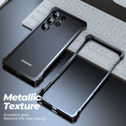 Luphie Slim Light Shockproof Snap-on Aluminum Metal Bumper Case Cover