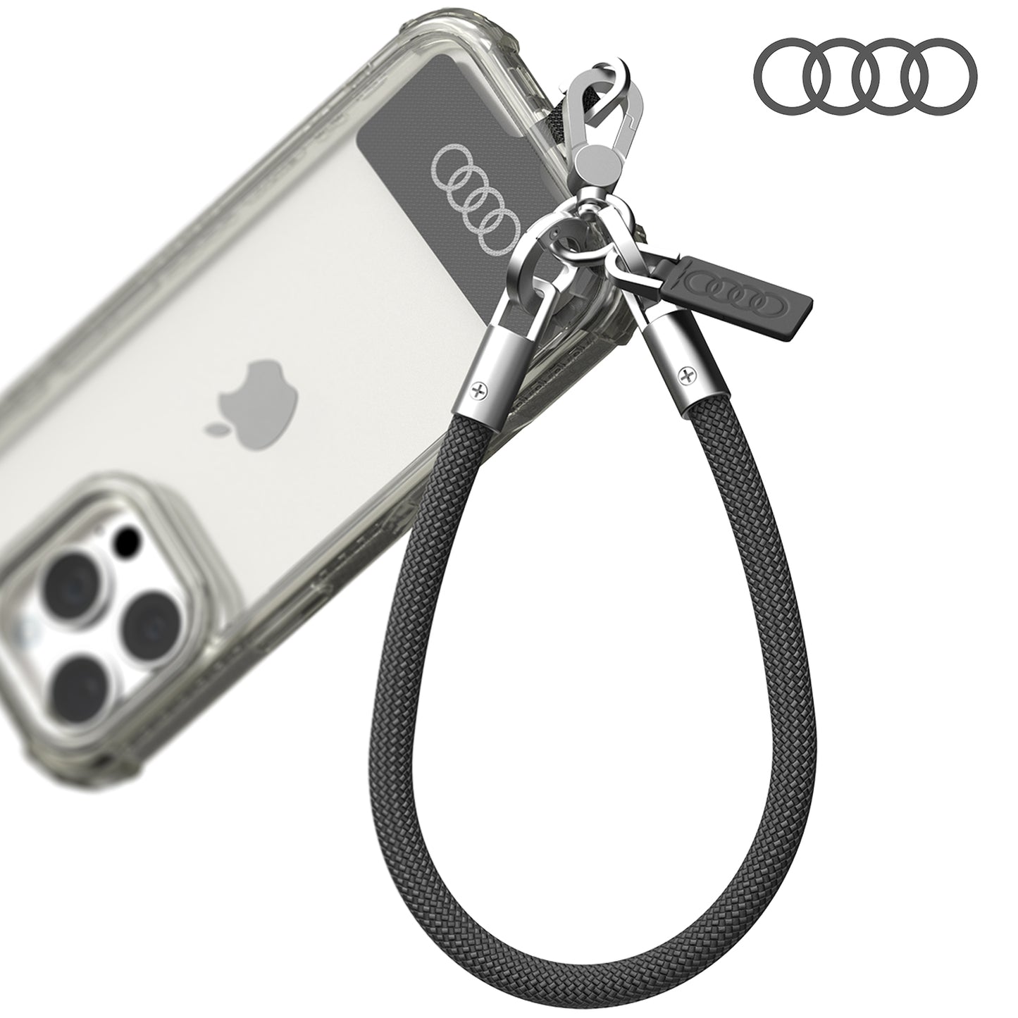 AUDI Nylon Handstrap Phone Lanyard 8mm - R8 D1