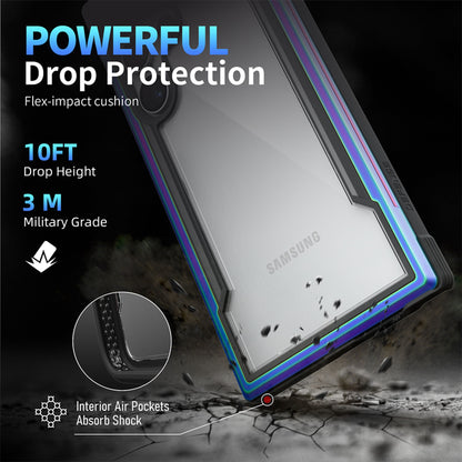 X-Doria Defense Shield Military Grade Anodized Aluminum TPU+PC Durable Case Cover for Samsung Smartphones