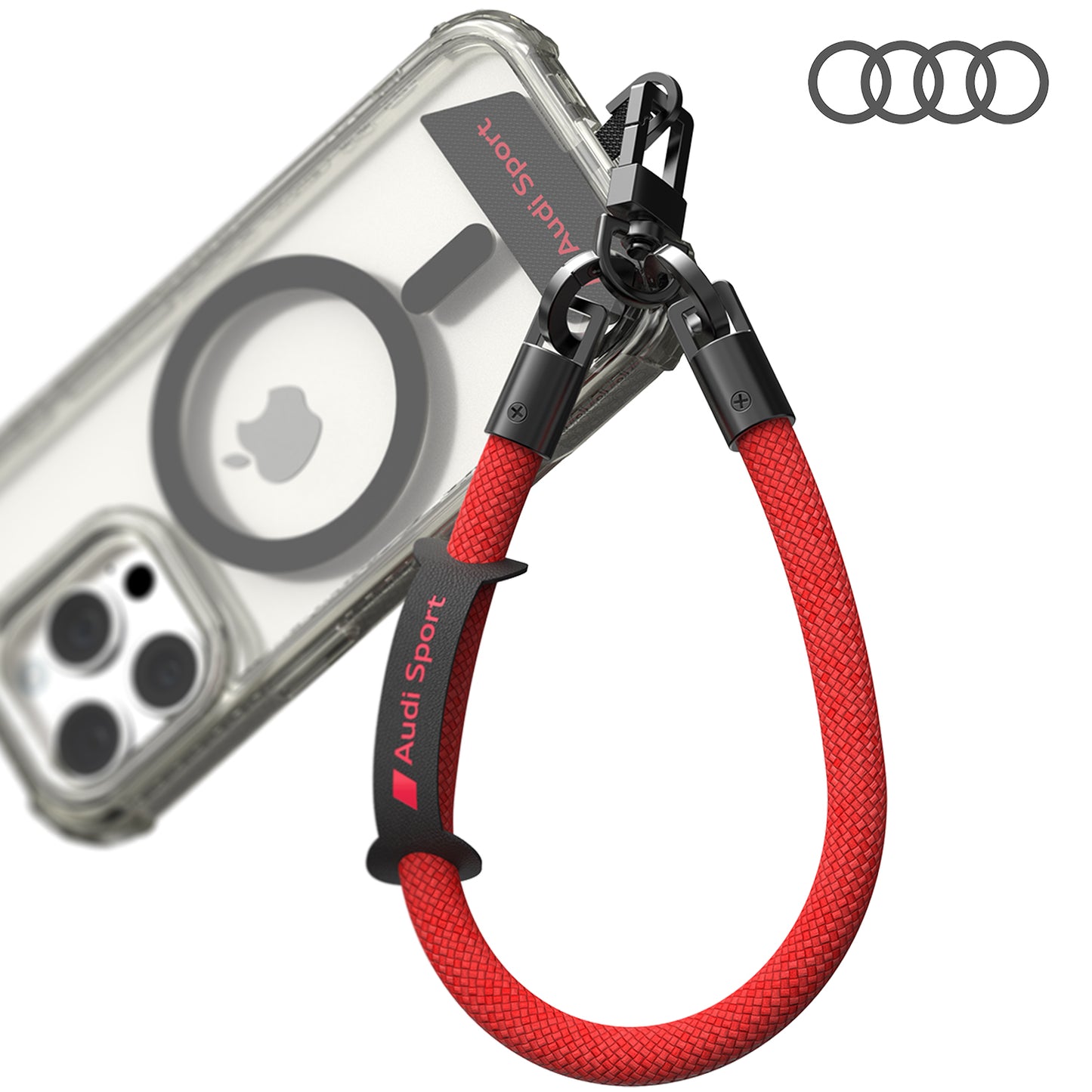 AUDI Sport Nylon Handstrap Phone Lanyard 10mm - RSQ D1