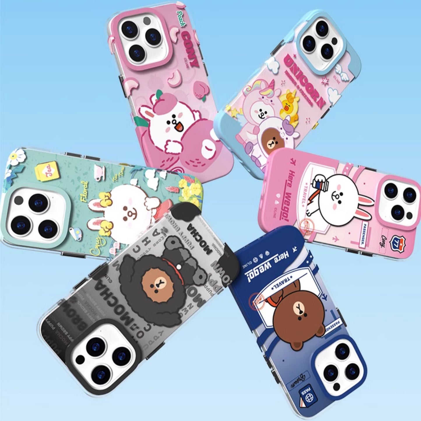 Line Friends All-inclusive Shockproof IMD Protective Case Cover