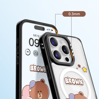 Line Friends Bedtime Story MagSafe Shockproof Case Cover