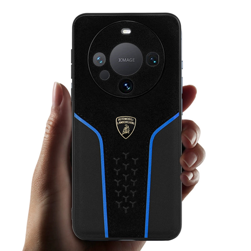 Lamborghini Genuine Leather Alcantara Phone Case - Huracan D19