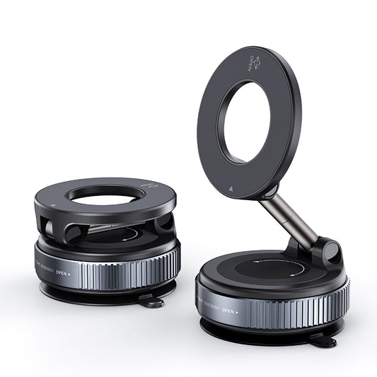 Armor King Vacuum Suction Magnetic Phone Mount Foldable Car Navigation Bracket