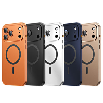 Armor King Original Snap Buckle Aluminum Bumper PC Back Lens Protector MagSafe Case Cover