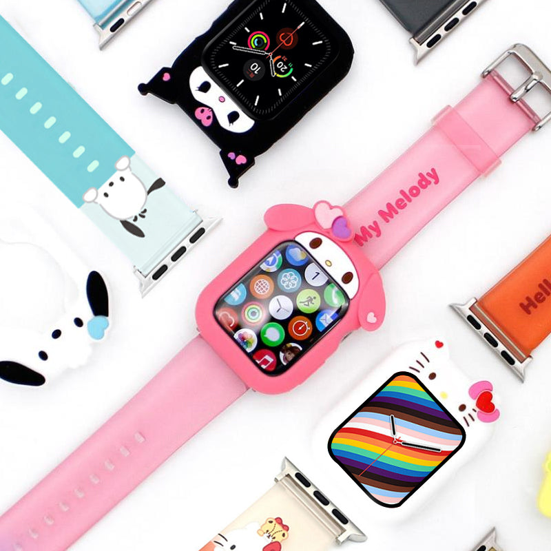 Sanrio Characters Apple Watch Silicone Case + Strap Set