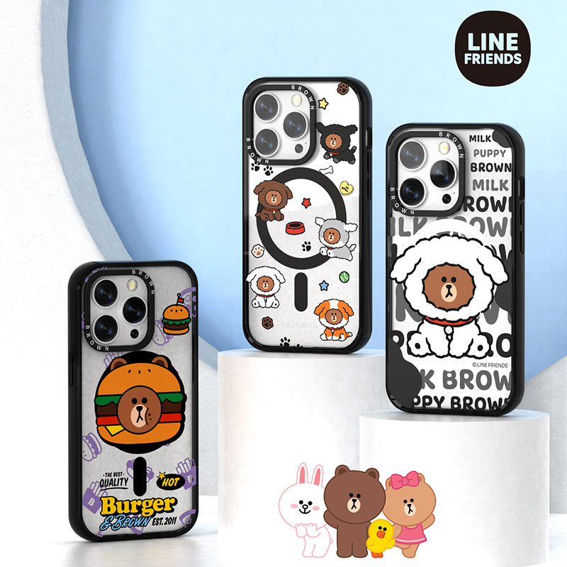 Line Friends MagSafe Military Grade Shockproof Impact Case Cover