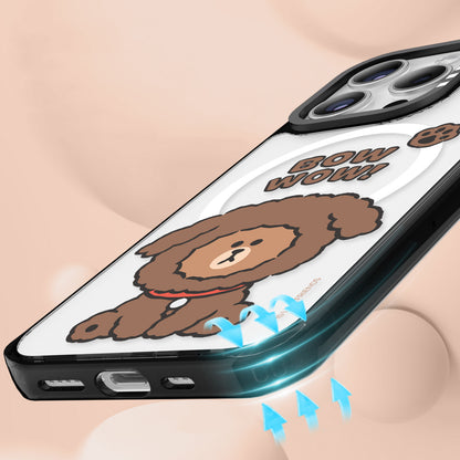 Line Friends Puppy Brown MagSafe Shockproof Case Cover