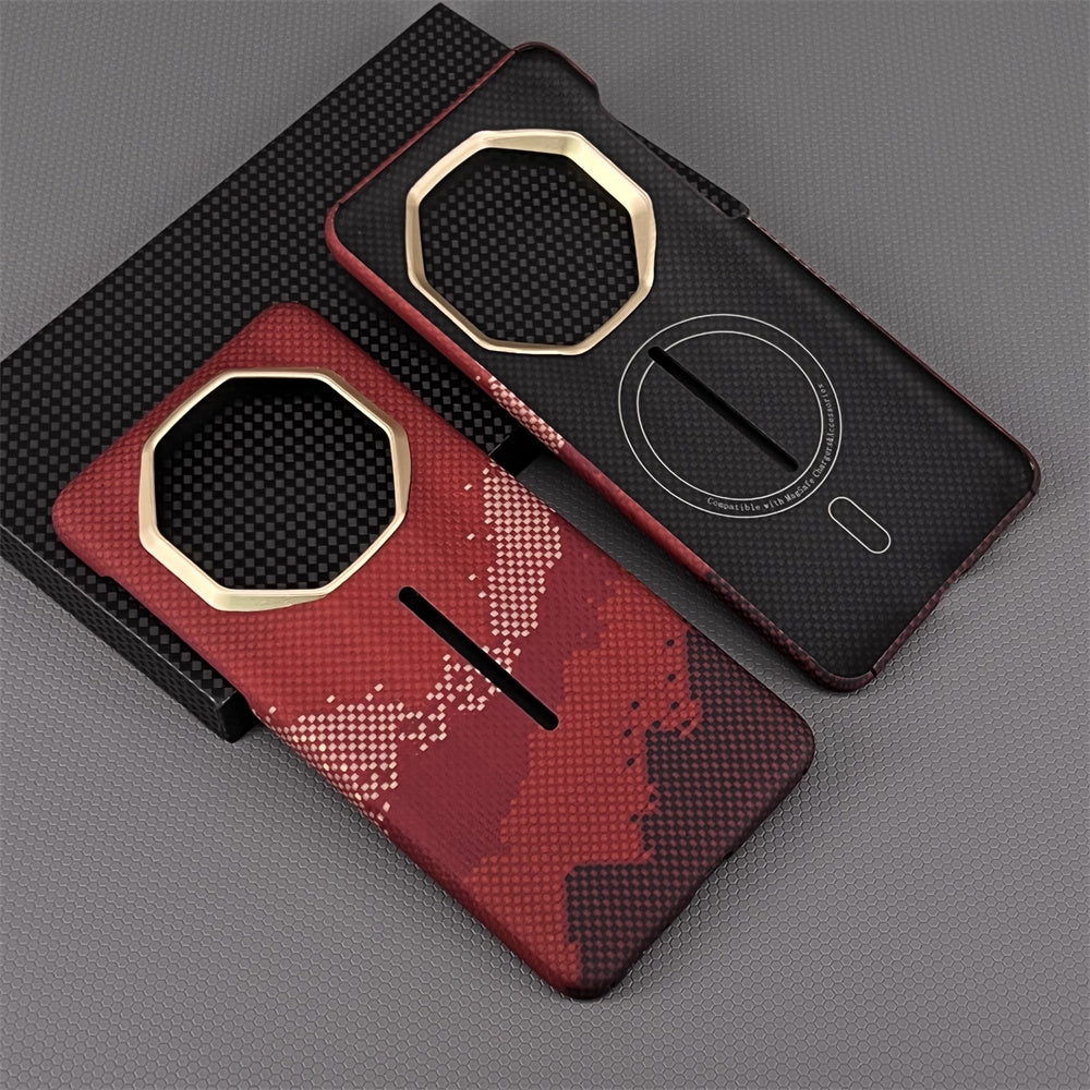 Oatsbasf Luxury Pure Aramid Fiber Case for Huawei Mate 60 RS Ultimate Design