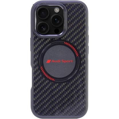 AUDI Sport MagSafe Carbon Fiber Phone Case - RSQ D6