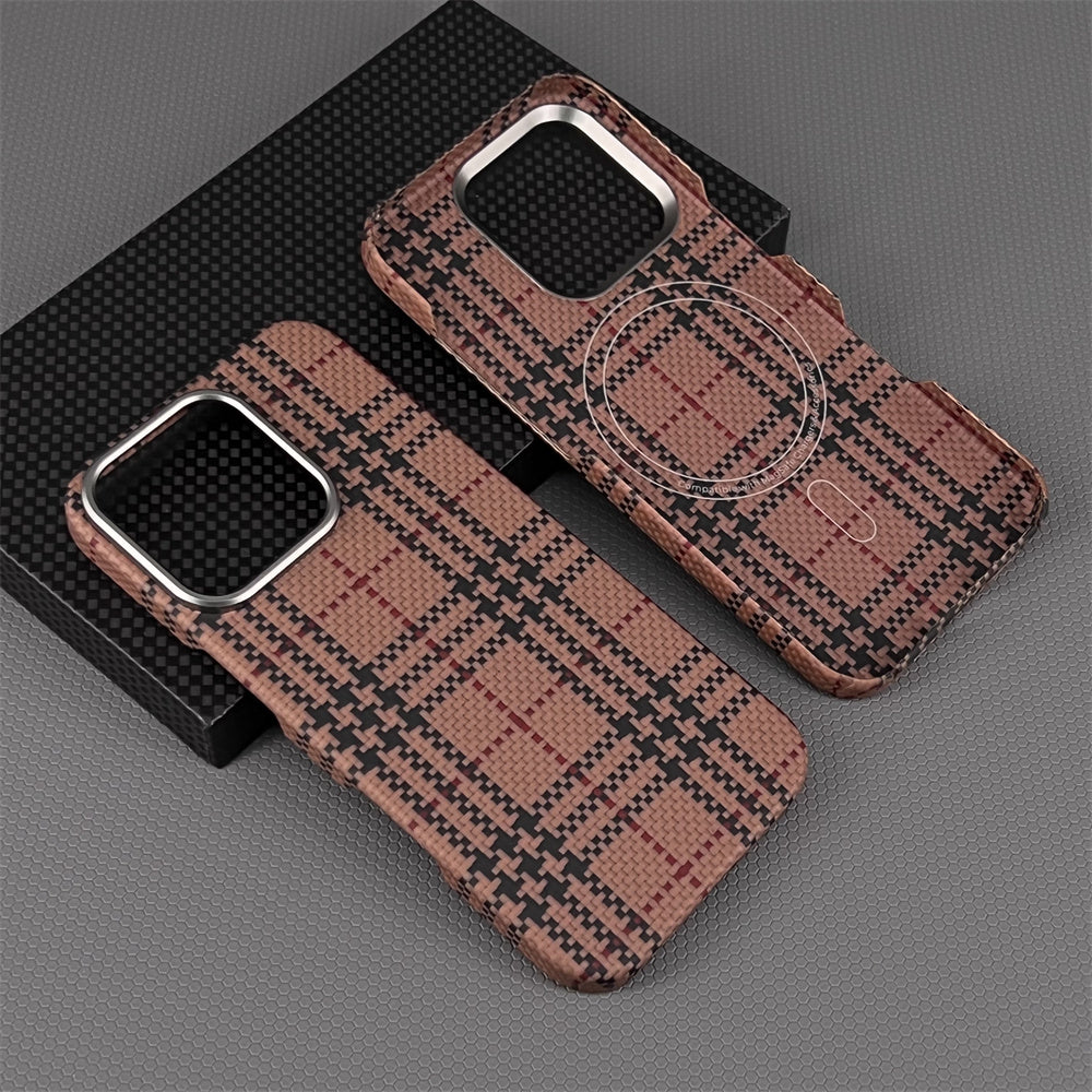 Oatsbasf Luxury Pure Aramid Fiber Case for Apple iPhone 16 Series