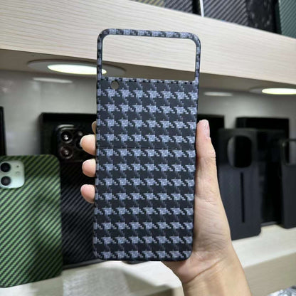 Oatsbasf Luxury Pure Carbon Fiber Case for Samsung Foldable Smartphones