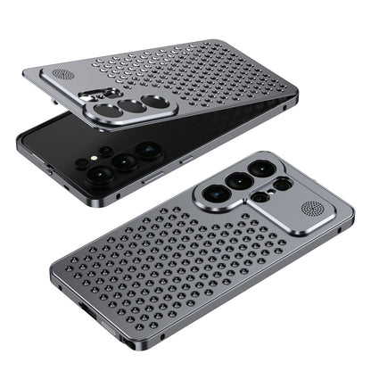 Kylin Armor Elastic Buckle Heat Dissipation Aromatherapy Metal Case Cover