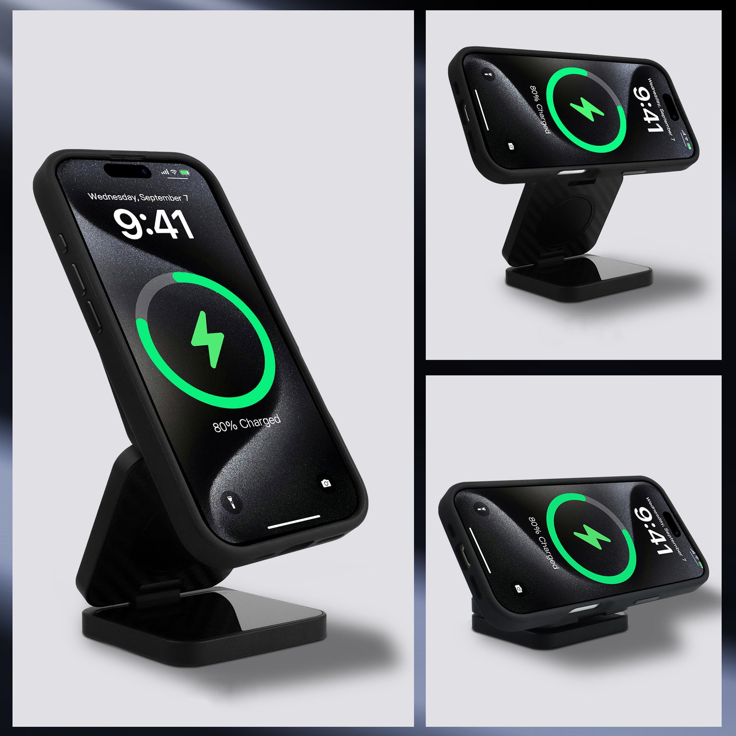 Lamborghini 3-in 1 Foldable Magnetic Wireless Charger -TE D1