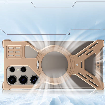 Armor King Warframe MagSafe Pivot Ring Stand Air Cushion Metal Case Cover