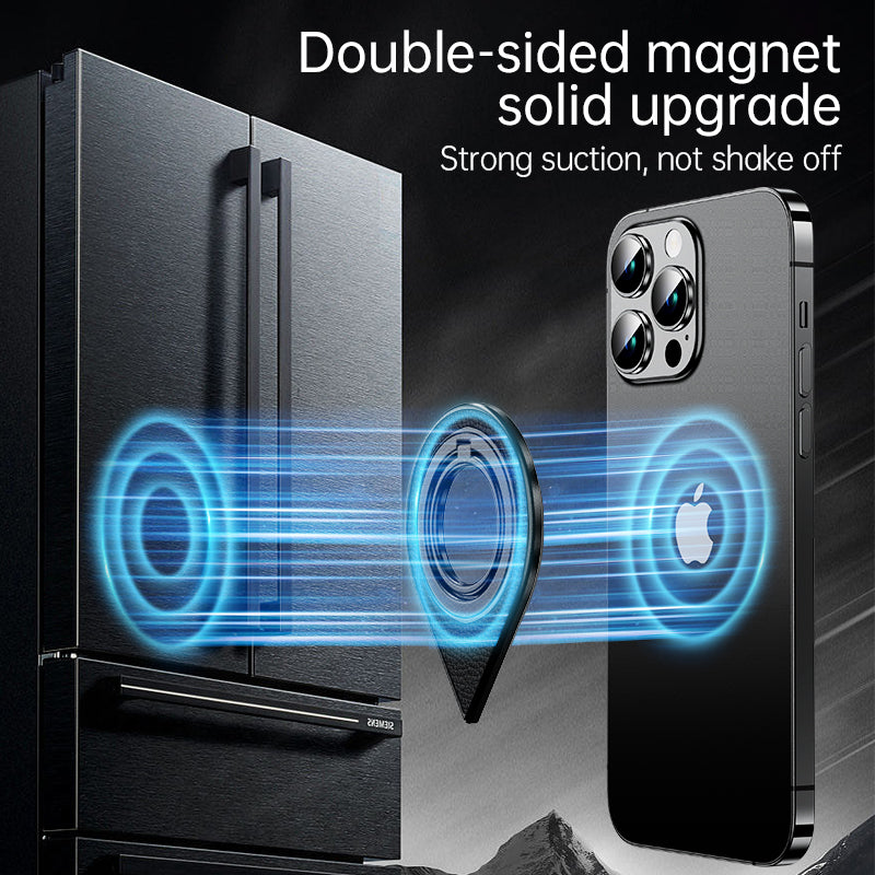Armor King Waterdrop / Shield Double-sided Magnetic Phone Grip MagSafe Ring Stand
