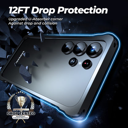 Luphie Slim Light Shockproof Snap-on Aluminum Metal Bumper Case Cover