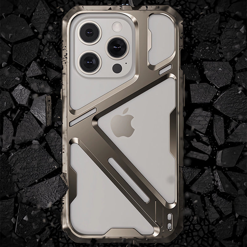 Armor King Titanium Alloy Shockproof Heat Dissipation Hollow Case Cover