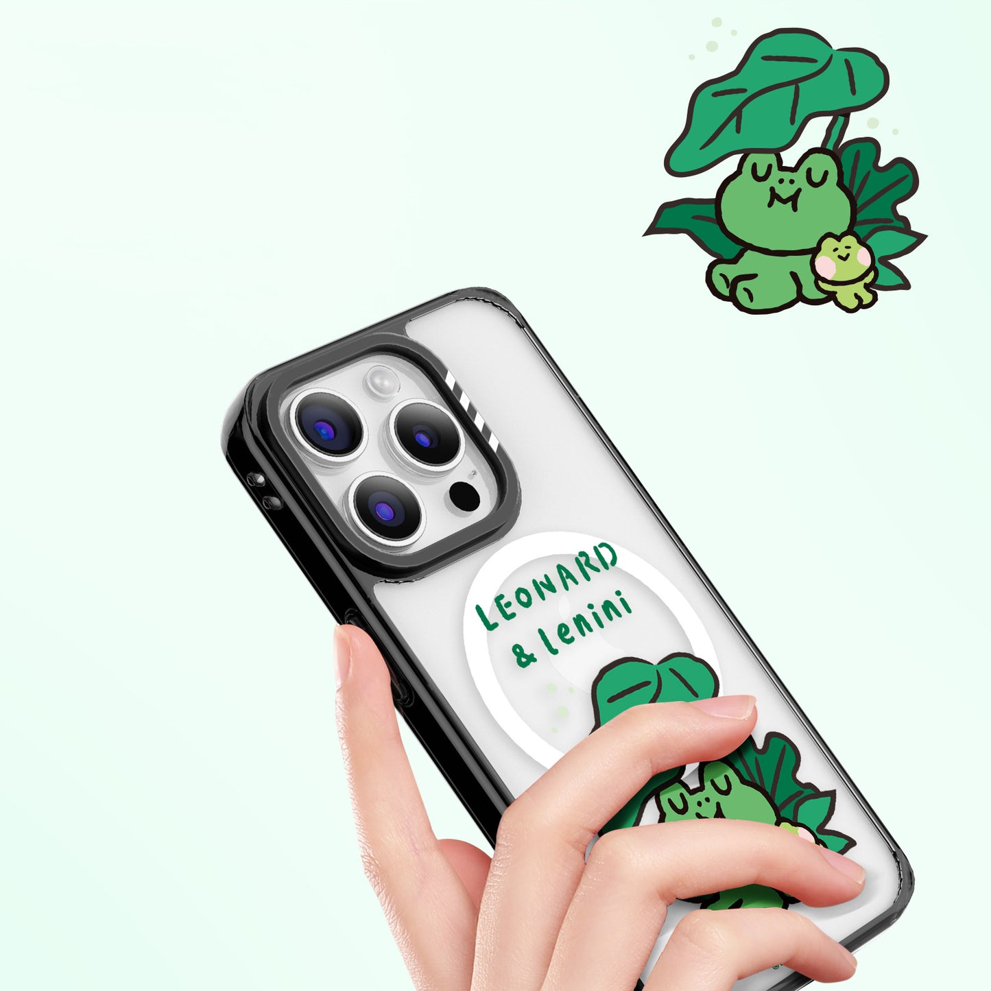 Line Friends Leonard & Lenini MagSafe Shockproof Case Cover