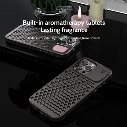 R-Just Aluminum Metal Heat Dissipation Aromatherapy Protective Case Cover