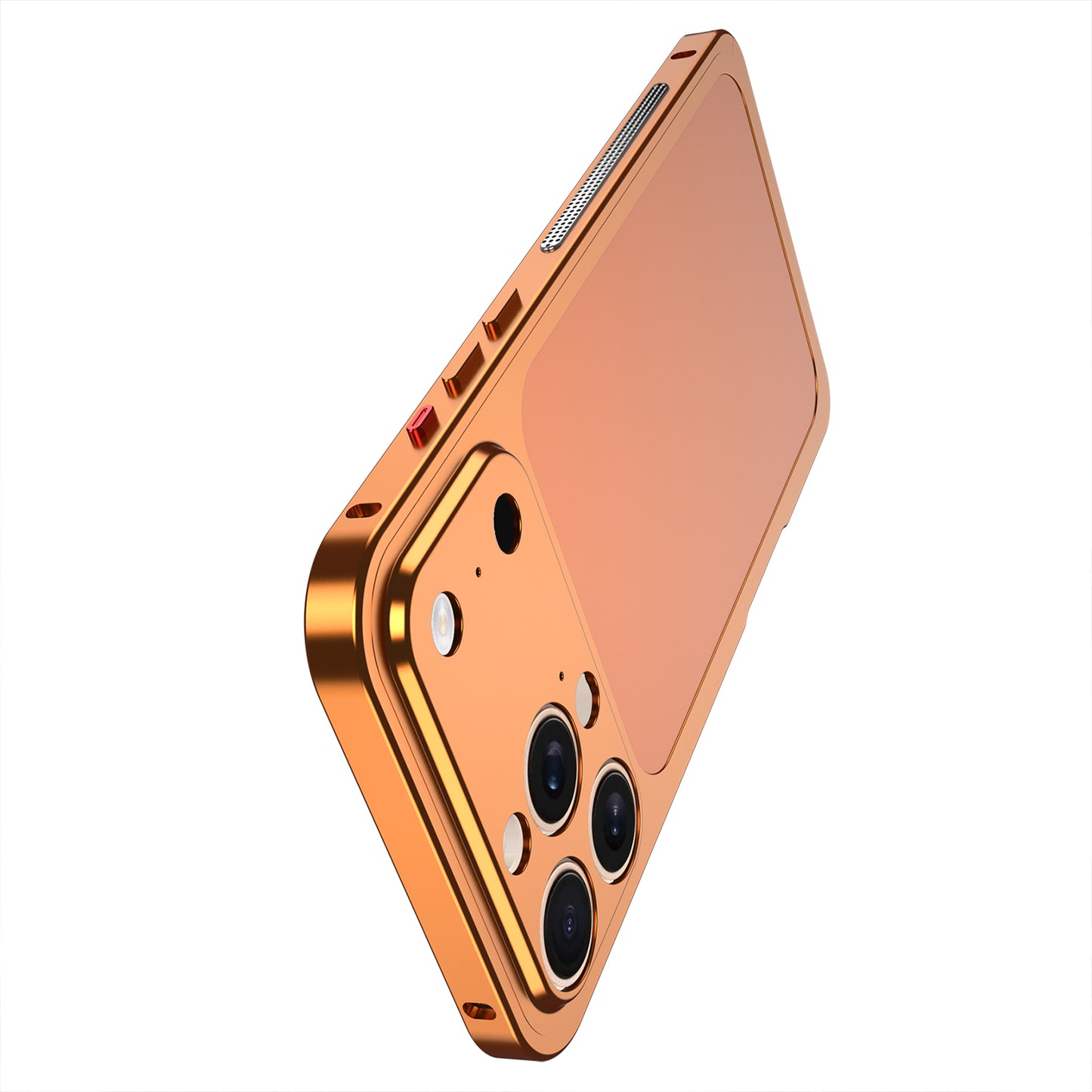 Armor King Supercar Lens Protector Heat Dissipation Metal Bumper Matte Backplate Case Cover
