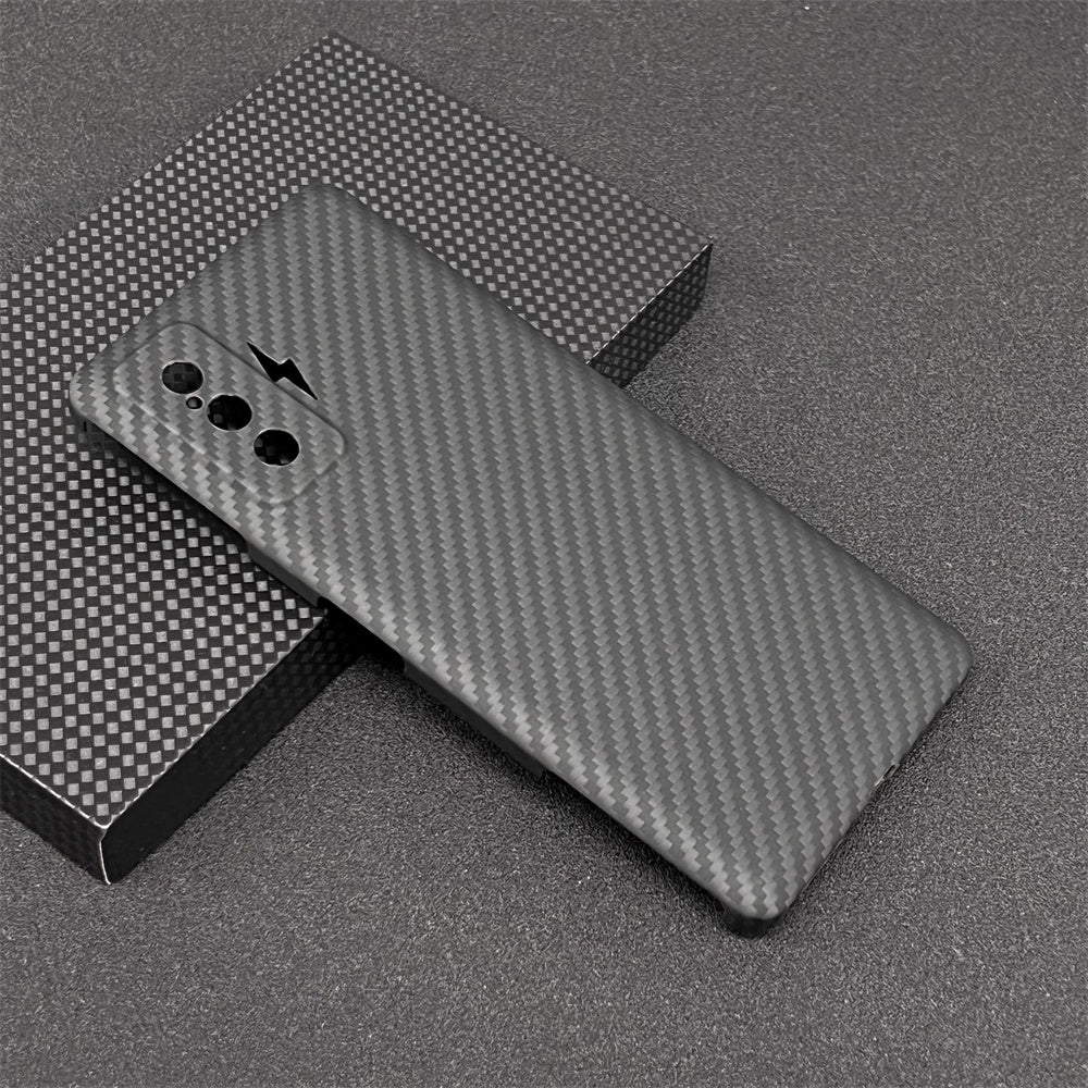 Oatsbasf Luxury Pure Carbon Fiber Case for POCO Smartphones