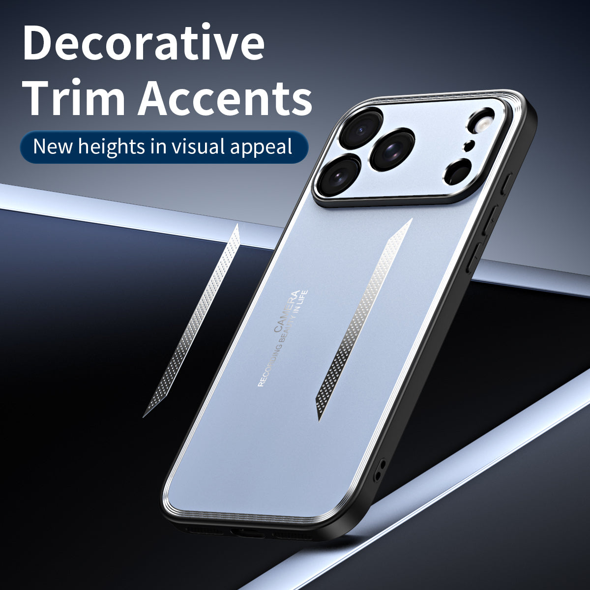 Armor King Fengshang TPU Frame Alloy Lens Protector Metal Backplate Case Cover