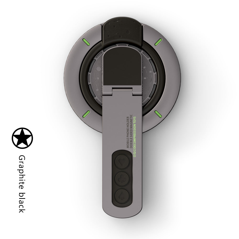 Armor King Double-sided Magnetic Ring Holder Decompression MagSafe Phone Bracket